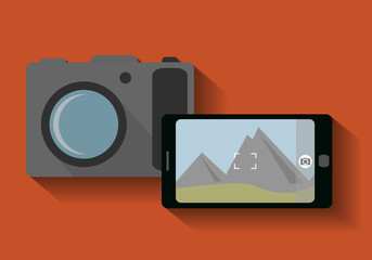 Camera phone and classic camera