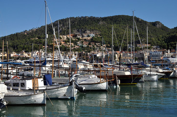 Yachthafen in Port d'Andratx, Mallorca