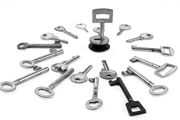 Zentralschlüssel grafisch