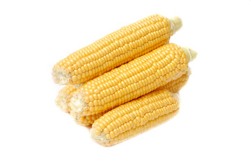 Corns isolated on white