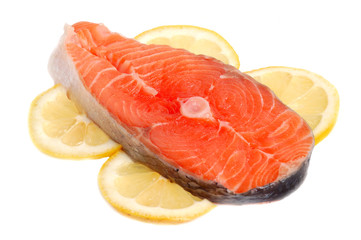 Salmon with lemon