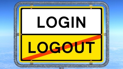 login statt logout
