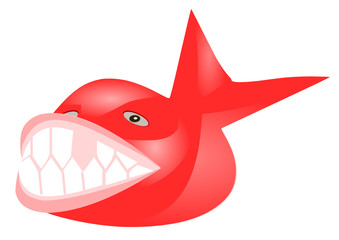 kırmızı dişi eksik balık