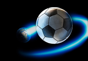 the world revolves around soccer