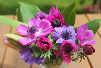 Bouquet d'an&eacute;mones