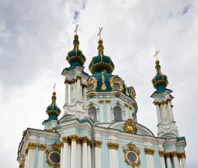 Fototapeta na wymiar St Andrews Church, Kiev Ukraine