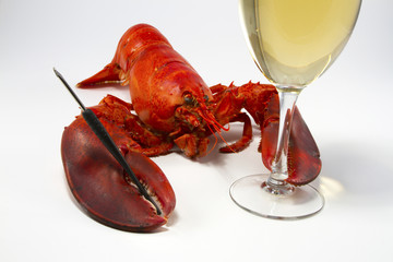 Lobster with Wine