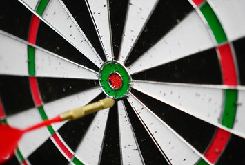 dart missing the right target