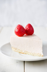 cheesecake with strawberry