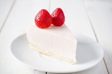 cheesecake with strawberry