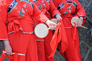 China's waist drum