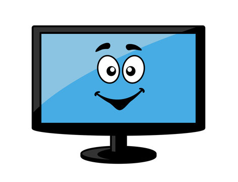 Television screen or computer monitor