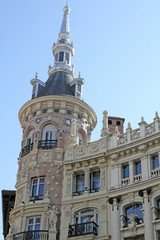 Buildings of  Madrid Spain