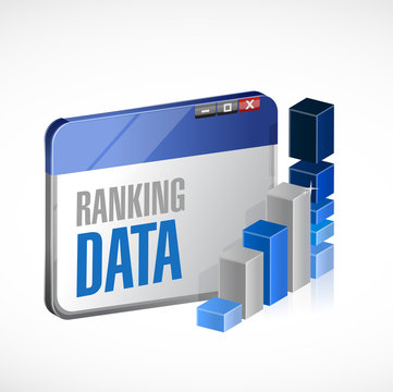 web ranking stats business illustration design