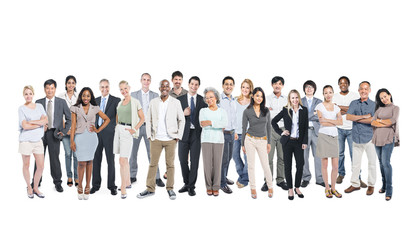 Obraz premium Group of Diverse Business People Posing