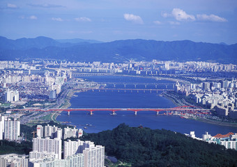 Fototapeta premium 서울풍경