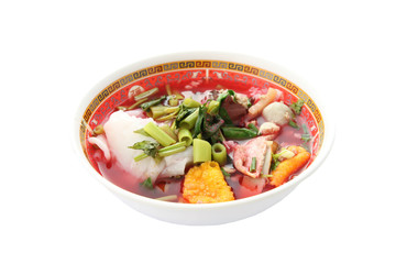 Thai Noodles of local foods in china style.