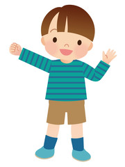 幼い子供　男の子