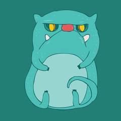 angry cat, cranky cat cartoon