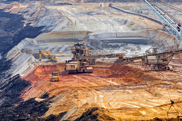 open mining pit