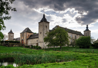 Fototapeta na wymiar Old medieval castle in countryside