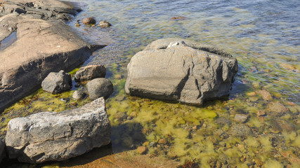 Västervik, Schären, Küste, Felsenlandschaft, Sommer, Schweden