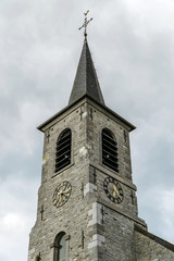 Old medieval church in small village