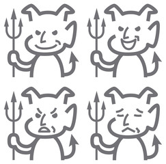 悪魔のアイコン