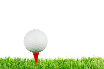 golfball mit werbefläche