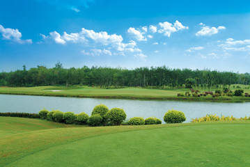 Obraz premium 그린 골프링크스