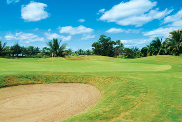 Obraz premium 그린 골프링크스