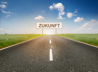 Straße mit Zukunft