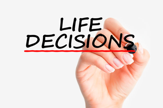 Life Decisions Concept