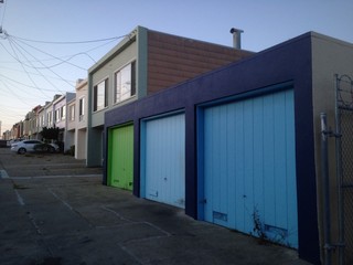 colorful garage