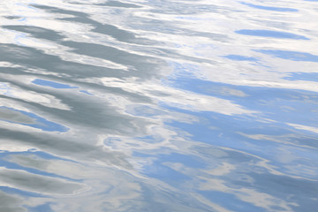 Water surface texture with long soft waves