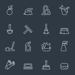 cleaning icons