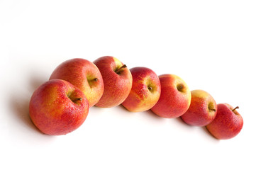 Fototapeta na wymiar Red Mairac Apples