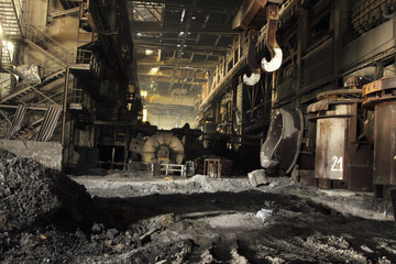 usine de fabrication d'acier