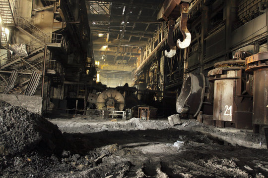 usine de fabrication d'acier