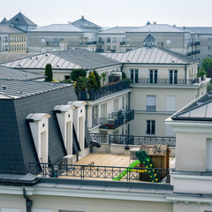 Naklejka premium toits de ville 