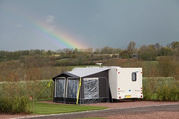Rainbow on Caravan Site