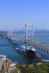 Naklejka premium Onaruto Bridge in Tokushima, Japan