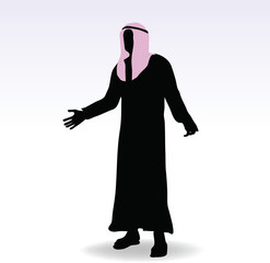 man in middle east style clothing