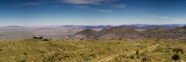 Panorama of Spreetshogte pass road