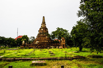 pagoda in ayutthaya historical park