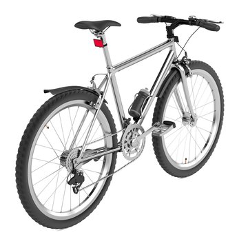 realistic 3d render of mountain bicycle