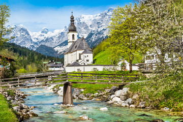 Village of Ramsau, Bavarian Alps, Germany