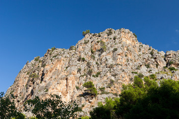 Fototapeta na wymiar Serra de Tramuntana - mountains on Mallorca, Spain