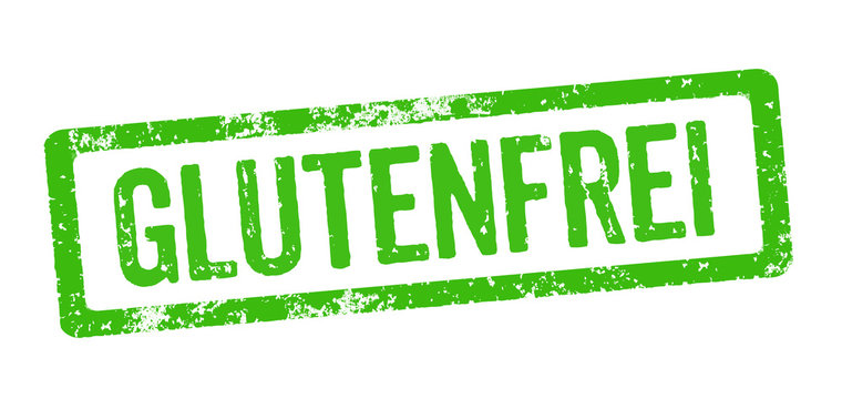 Gr&uuml;ner Stempel - Glutenfrei
