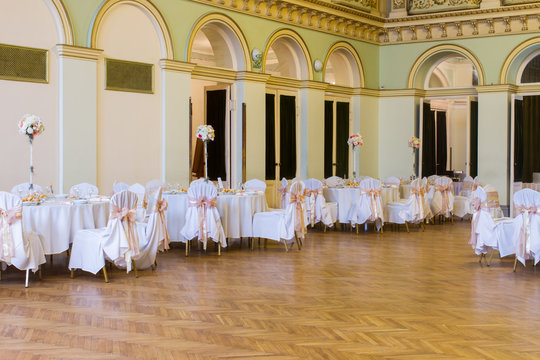 Wooden Dance Floor, Wedding Or Another Catered Event Place